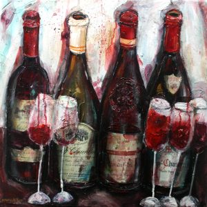 Fine Wine acrylic canvas featured by New Bond Street Pawnbrokers, an elite London Pawnbroker having their main London pawn shop on Bond Street
