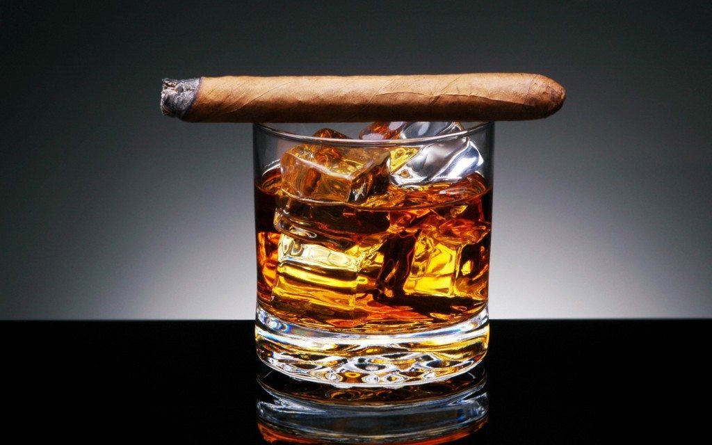 A Classic Gentleman's Evening - Cigar and Whisky  