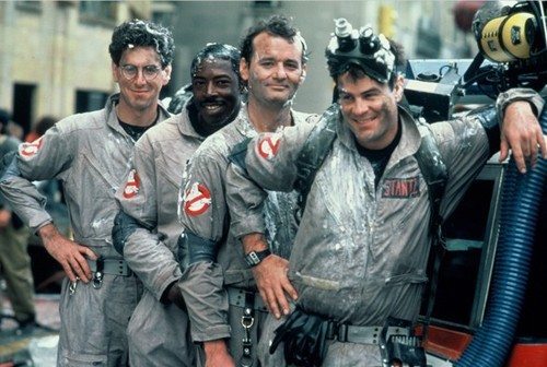 ceas purtat de actorii celebri din celebrul film Ghostbusters  