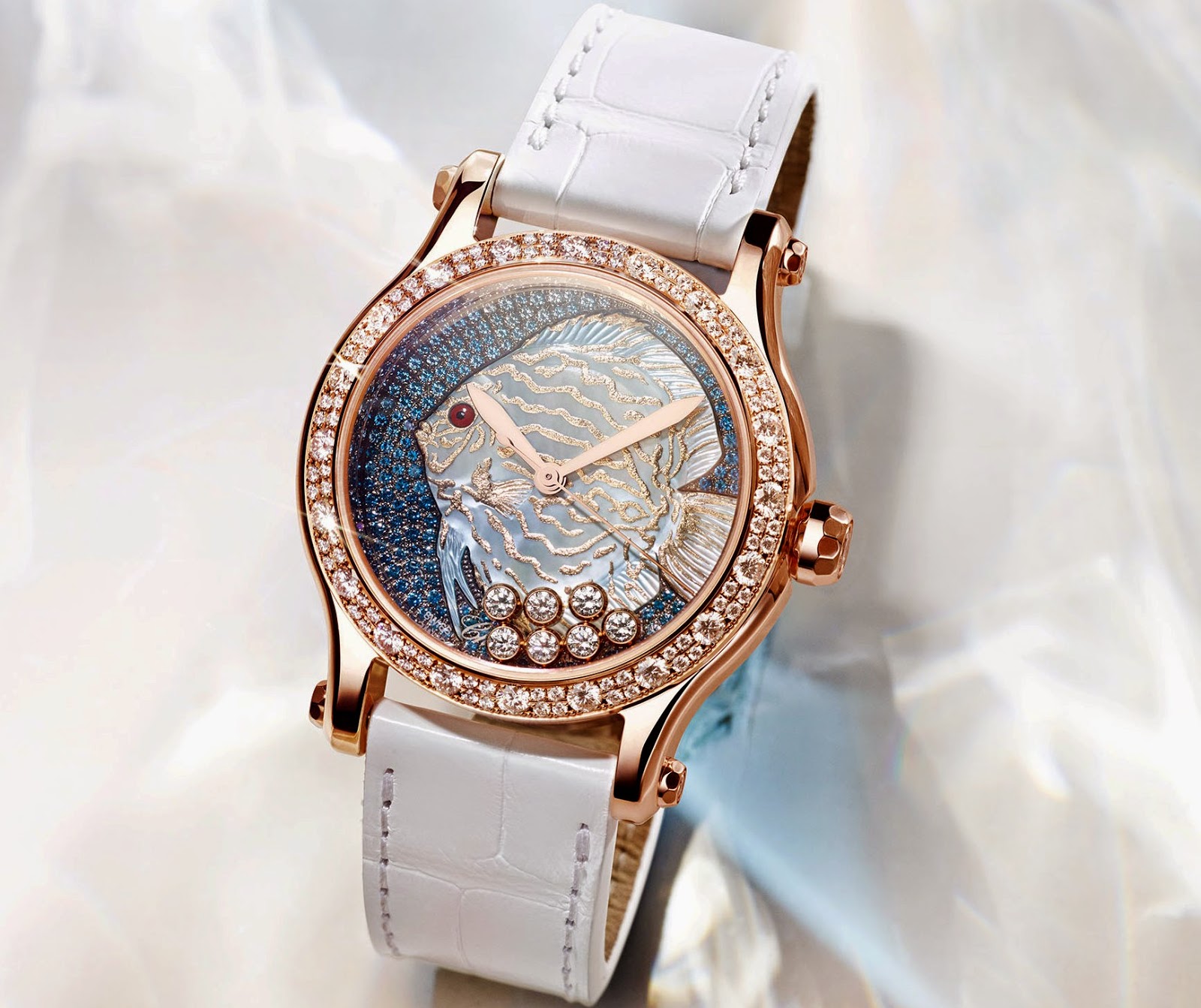 Chopard Métiers d’art Happy Fish - crazy cool, super interesting and most unusual watches for women in 2016