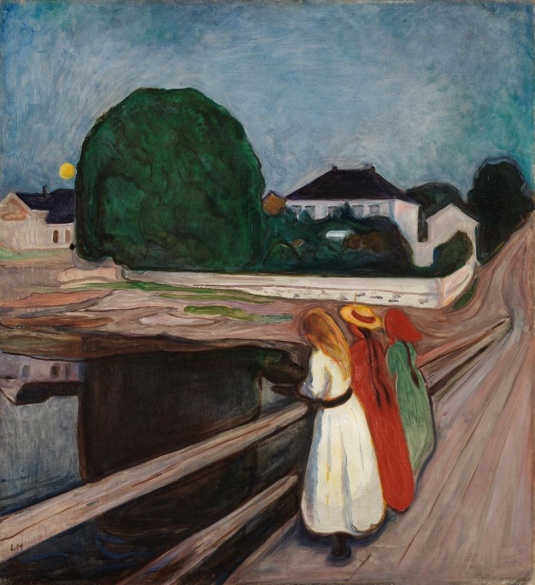 Pintado en 1902 con colores brillantes y representando una escena al aire libre -a diferencia de gran parte de su obra anterior-, muchos consideran que esta obra es una de las mejores de Munch, de ahí su elevado precio, que lo recomienda como uno de los cuadros más caros del mundo jamás vendidos a partir de 2024.