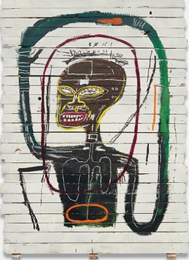 flexible 1984 jean michel basquiat - one of his most famous works of art and paintings as of 2024