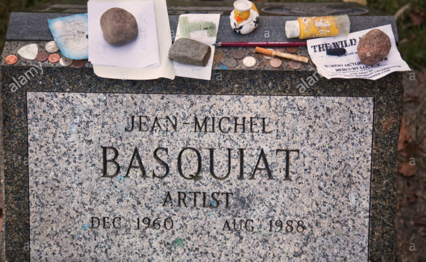 Jean-Michel Basquiat grave