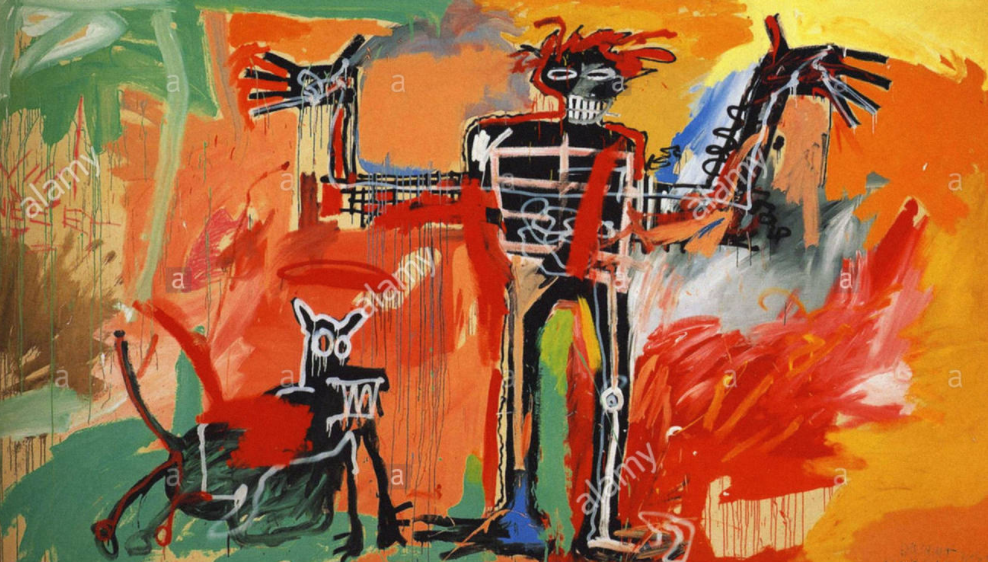 截至 2022 年至 2023 年，让·米歇尔·巴斯奎特 (Jean Michel Basquiat) 的另一件最著名的艺术作品