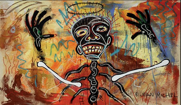 Detta är en av de mest värdefulla målningarna av Jean-Michel Basquiat.