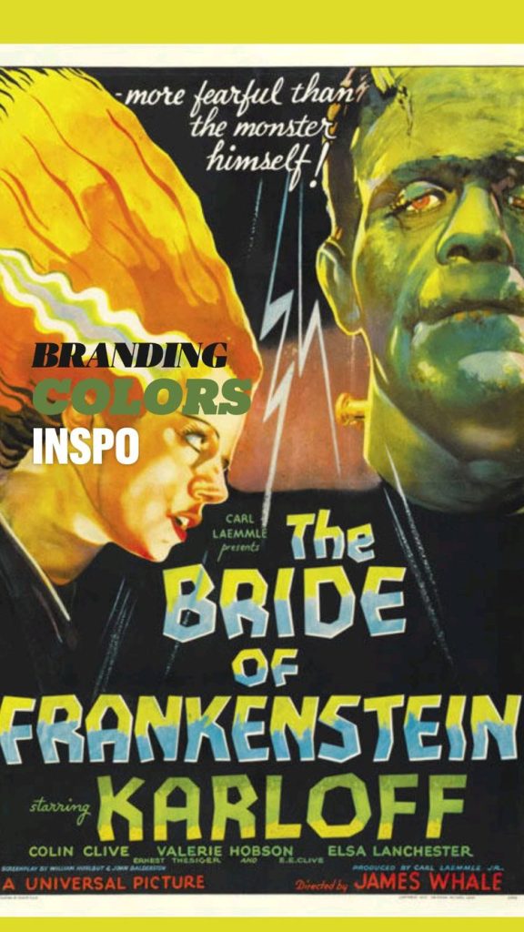Frankensteins brud plakat