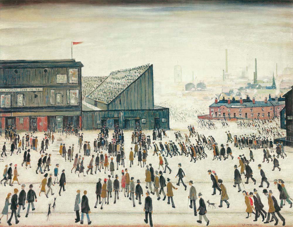 The popular ‘Going to the Match,’ by Lowry