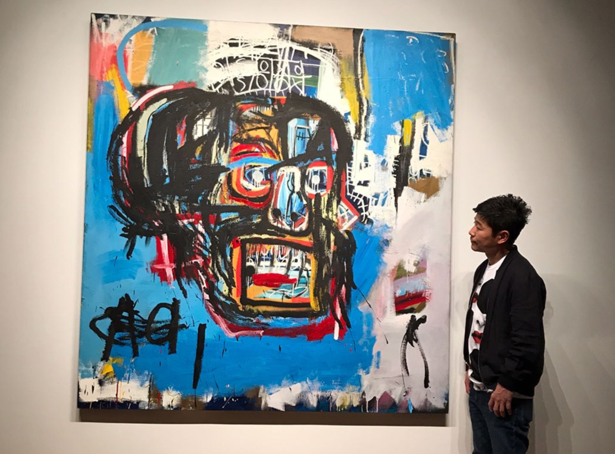 그라피티 아티스트에서 순수 아티스트로 변신한 장 미셸 바스키아는 살아서 목격했다면 자신의 그림 중 하나가 그런 대가를 받고 팔리리라는 전망에 머뭇거렸을 것입니다.