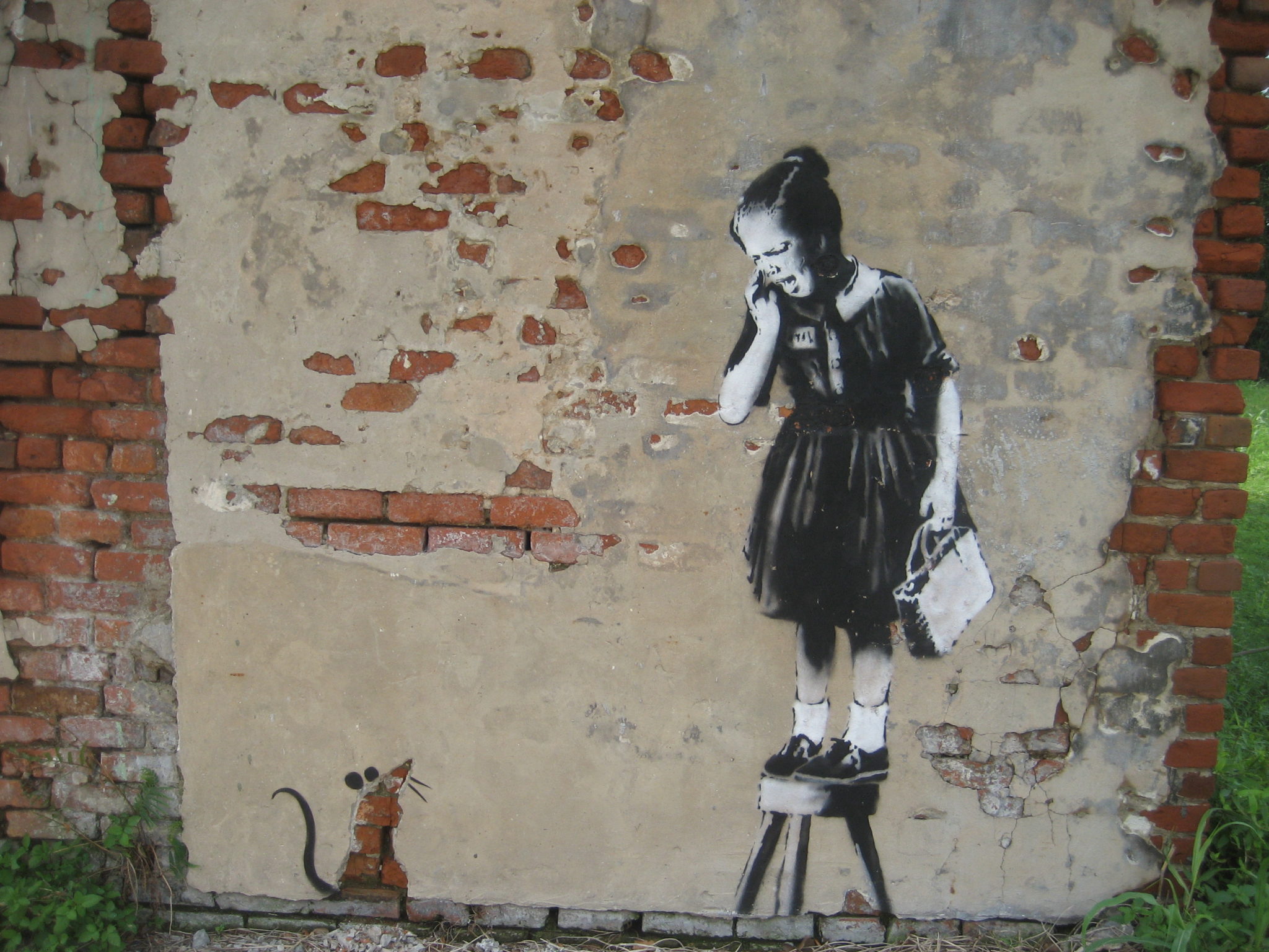 banksy ratgirl - one of his most expensive art works