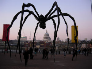 Tate Modern Gallery - art piece placed outside the museum