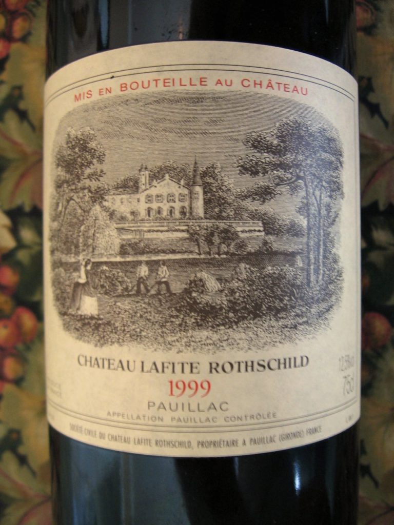 Prestiamo e impegniamo contro i vini Chateau Lafite rothschild