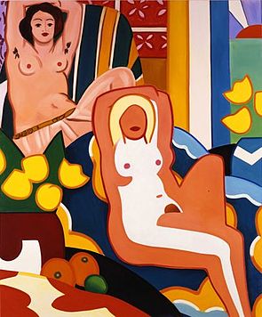 We loan on and pawn against Tom Wesselmann art & paintings