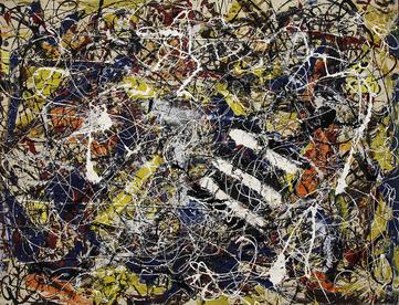 l'une des peintures de Pollock les plus chères au monde jamais vendues à ce jour