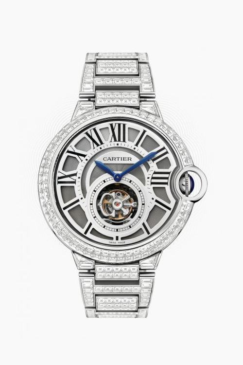 one of the most expensive Cartier watches ever produced as of 2024 - Large Ballon Bleu Tourbillon 