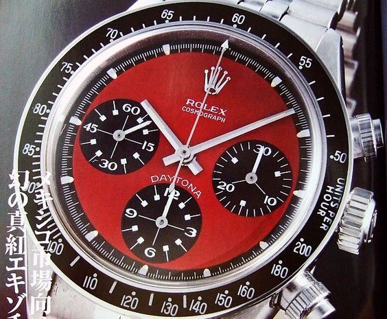 paul newman ferrari red rolex daytona 6565