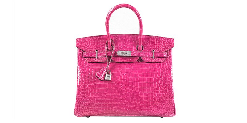 One of the rarest hermes bags ever sold worldwide: Fuchsia Diamond-Studded Hermes Birkin