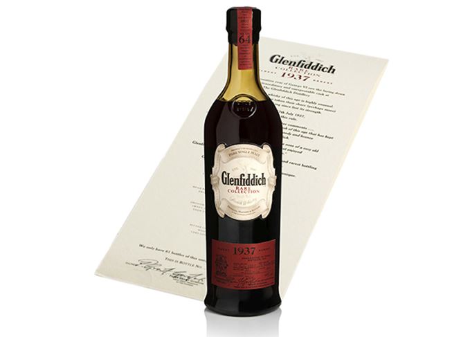 Glenfiddich 1937 is one of the most expensive whiskey as of 2022 - 2023