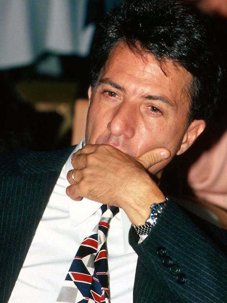 dustin hoffman - one of the most recognisable celebrity rolex watches. his GMT-Master aka Pepsi_