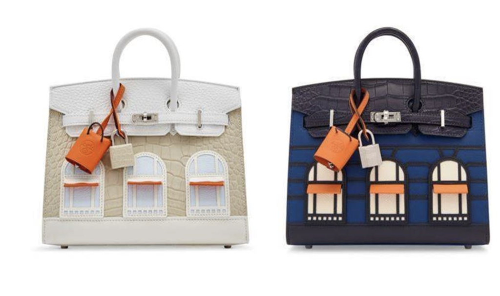 A White Faubourg Sellier was sold for 5,100, making it one of the most expensive Hermes bags in 2022 - 2023.