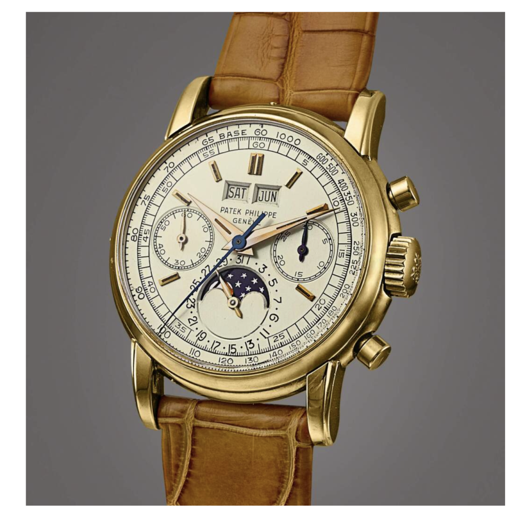 Хронограф с вечен календар на Patek Philippe ref. 2499 Luminous