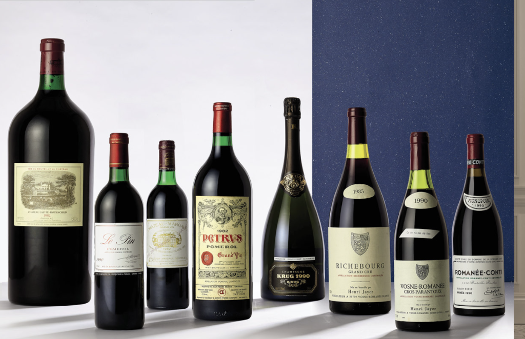 most expensive wines from the cellar of joseph Lau
