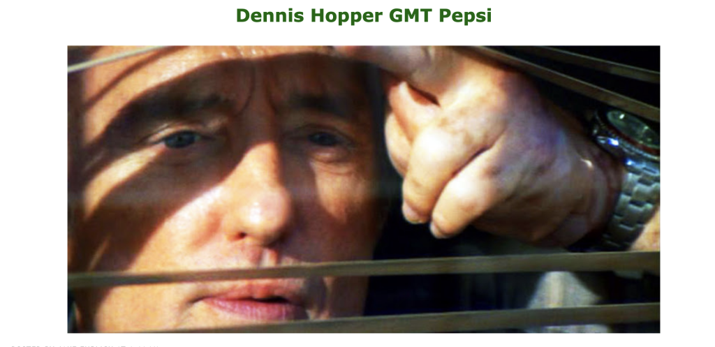Dennis Hopper Rolex GMT Pepsi