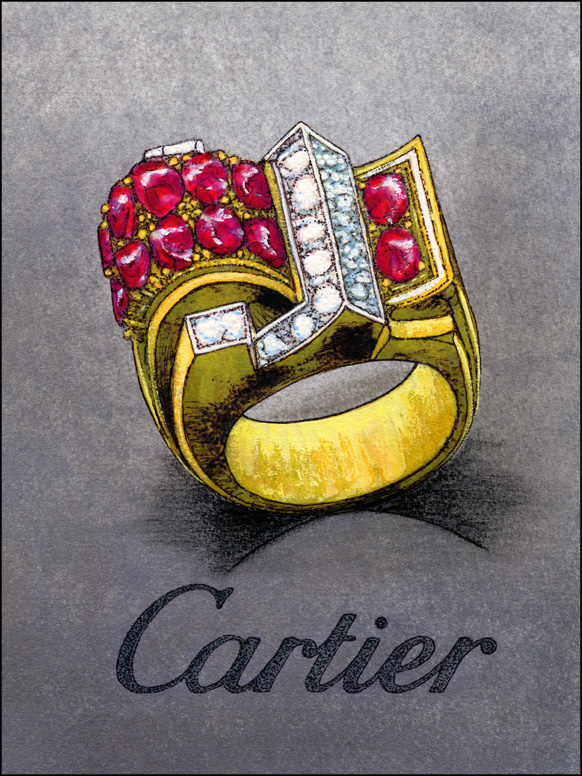 a complete collection of cartier rings as of 2025