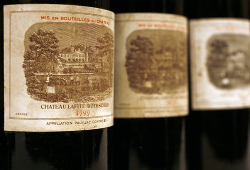 Chateau lafite rothschild 1799 luxury wine featured by New Bond Street Pawnbrokers, an elite London Pawnbroker having their main London pawn shop on Bond Street