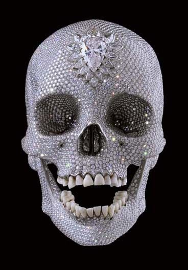 FOR THE LOVE OF GOD by Damien Hirst, and intresting yet controversial piece of art created by the artist