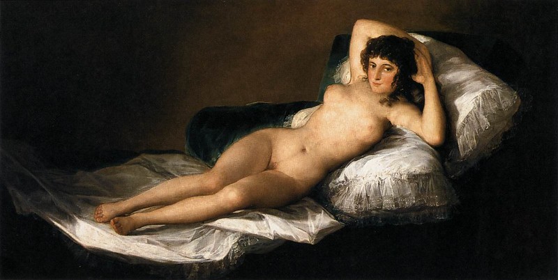 裸體瑪雅，戈雅 - 一幅PF有史以來最具爭議和最受歡迎的畫作