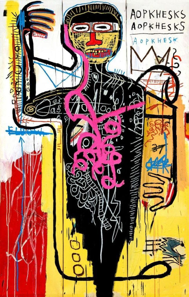 Versus Medici, 1982, av Jean-Michel Basquiat