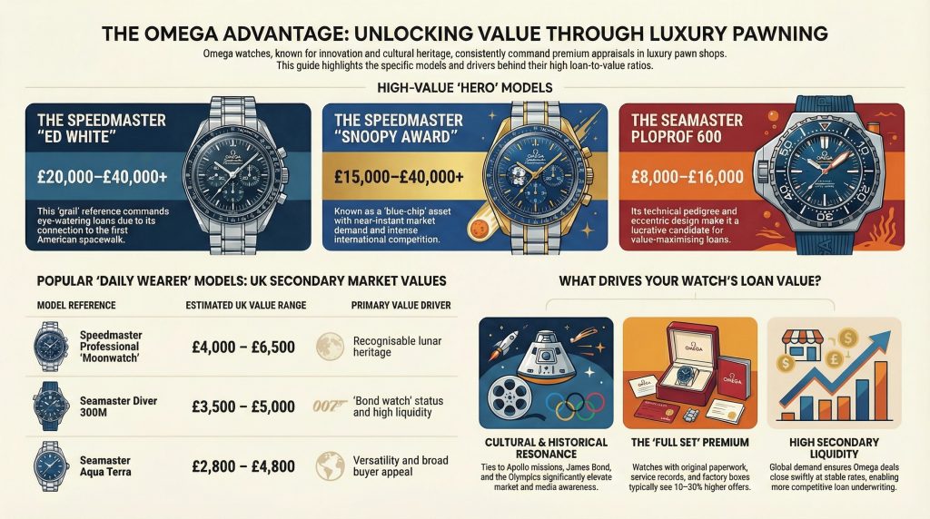 Guide to Pawning Omega Watches