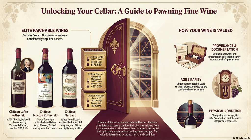 Guide to Pawning Your Fine Wine