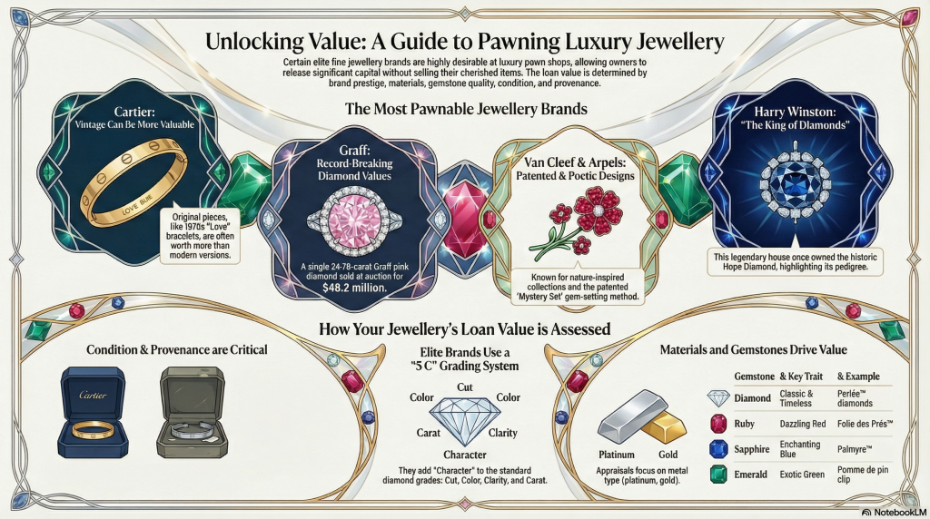 Guide to Pawning Your Luxury Jewellery