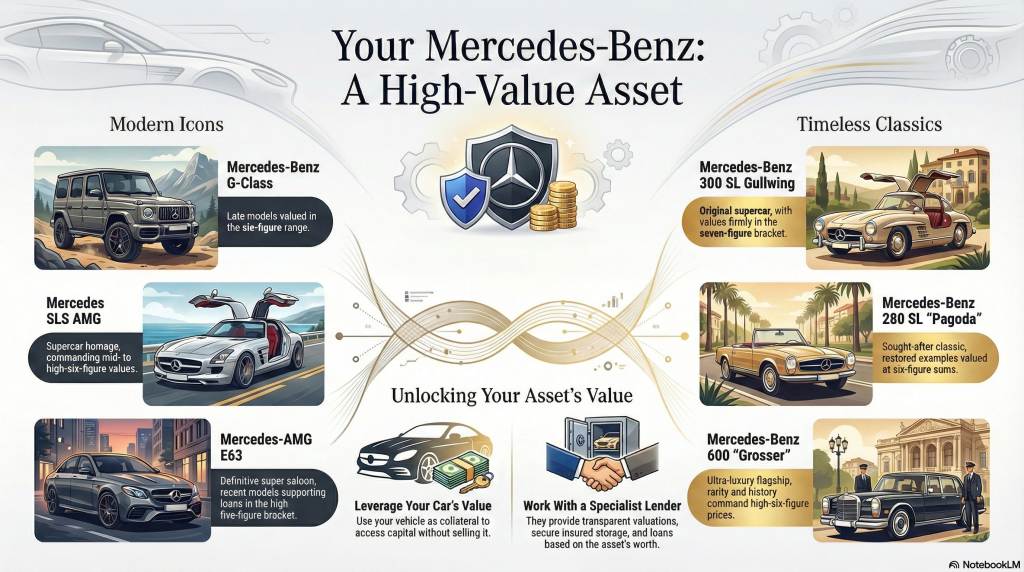 Guide to Pawning Your Mercedes + top models you can loan on