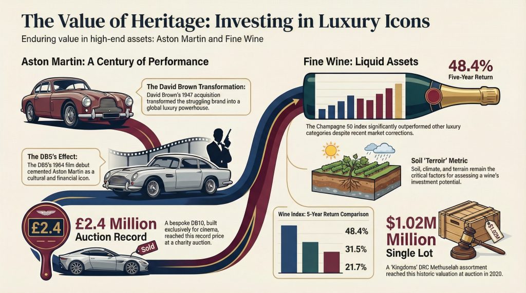 Investing in Fine Wines & Aston Martin