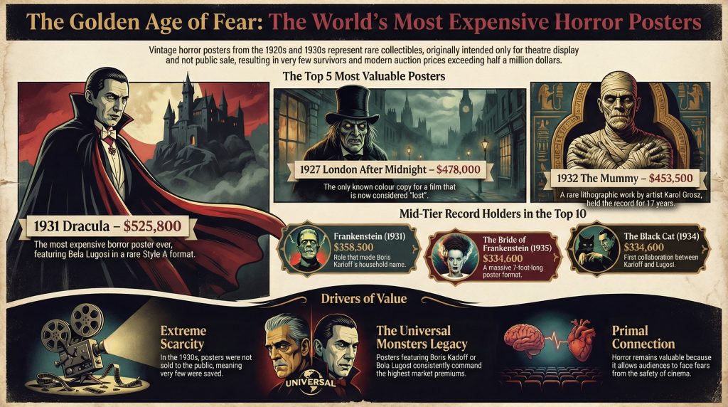 The Most Expensive Horror Posters in the World