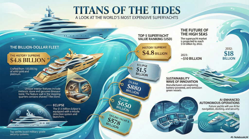 The Most Expensive Super-yachts in the world