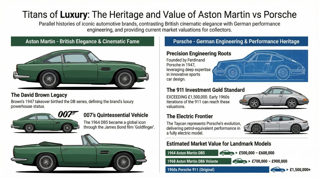 Titans of Luxury - Aston Martin vs Porsche