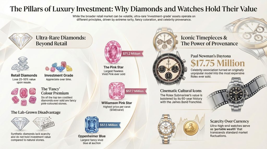 Why Diamonds & Watches Hold their Value