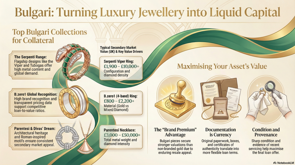 10 Bulgari Rings, Earrings, Necklaces & Bracelets You Can Pawn Today